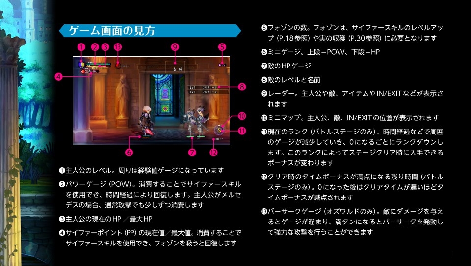 ゲーム画面 ゲーム画面